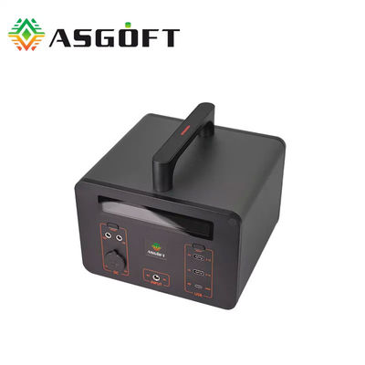 Asgoft New Energy Power Station Máy phát điện năng lượng mặt trời 200w 300w với bảng điều khiển năng lượng mặt trời có thể gập lại