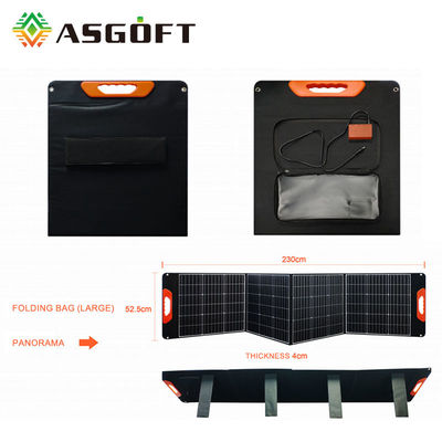 Hệ thống tấm PV đơn tinh thể quang điện silicon có thể gập lại 200W 300W