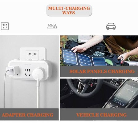 Trạm phát điện khẩn cấp di động Máy phát điện năng lượng mặt trời 500W 288000mAh DC AC với màn hình Led