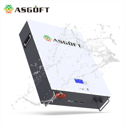 Tắt lưới Hệ thống lưu trữ pin trên tường năng lượng mặt trời RV Powerwall 100ah 5kw 48v