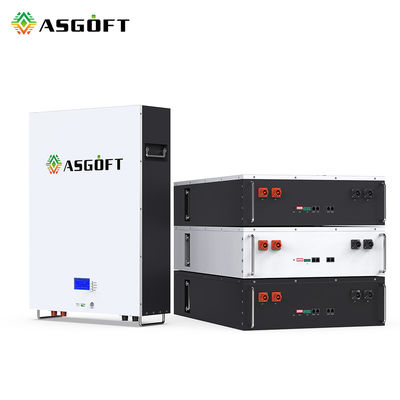 Lưới lai LiFePO4 Pin năng lượng mặt trời Lithium Powerwall 51,2 V 48 Volt 5KWh