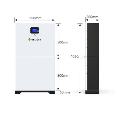 Pin năng lượng mặt trời Lithium Iron Phosphate Lifepo4 Powerwall 51.2v 400ah