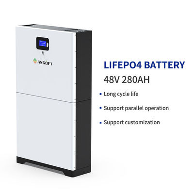 8000 Chu kỳ 280ah Pin năng lượng mặt trời có thể xếp chồng lên nhau 48v Lifepo4 Powerwall cho hộ gia đình
