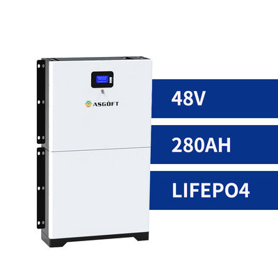 8000 Chu kỳ 280ah Pin năng lượng mặt trời có thể xếp chồng lên nhau 48v Lifepo4 Powerwall cho hộ gia đình