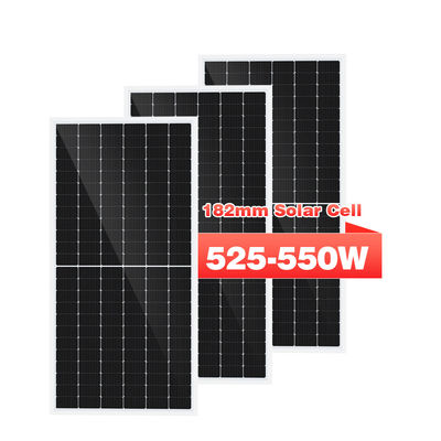Tấm PV năng lượng mặt trời đơn tinh thể gắn trên mái nhà 540 watt 600w 550 Wp