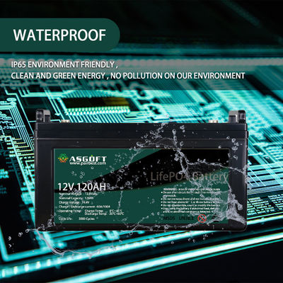 Bộ pin lithium LiFePo4 120AH 12V để lưu trữ năng lượng mặt trời Ev