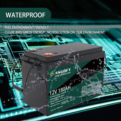Bộ pin lithium 180ah Lifepo4 12V có thể sạc lại Chu kỳ sâu ODM