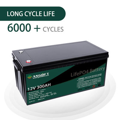 Bộ pin lithium ASGOFT 12V 300ah 12 Volt Lifepo4 Lithium Ion