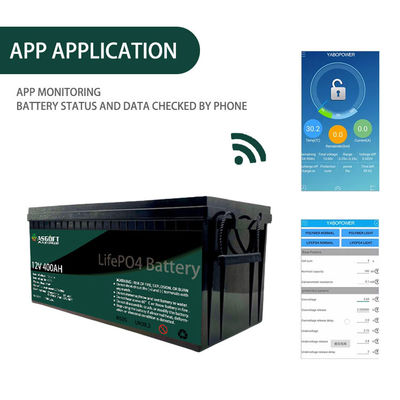 ASGOFT Năng lượng mặt trời Lifepo4 Bộ pin lithium 12V Gói 400ah cho xe chơi gôn RV