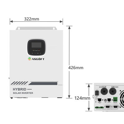 Biến tần nối lưới 3 pha năng lượng mặt trời lai 10kw 15kw 20kw 30kw Tắt lưới