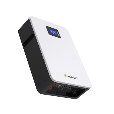Pin 48v 51V Lifepo4 Lithium 100Ah 5.12kwh 10kw BMS Powerwall tích hợp với màn hình LCD