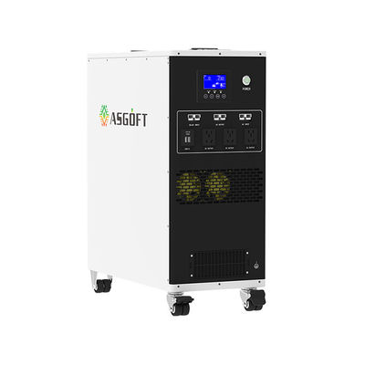 Pin Lithium ion 6kwh Trạm phát điện di động tất cả trong một Biến tần lai 3kw