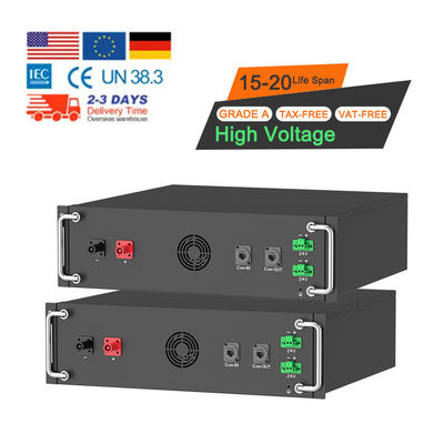 Năng lượng cao 15kwh-750kwh Lithium Iron Battery Pack Lifepo4 51.2v 100Ah Rack Mounted Battery Lithium Ion
