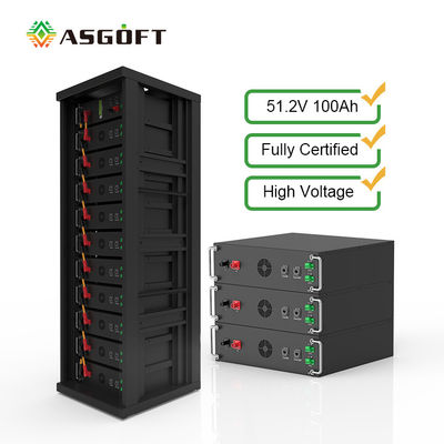 Năng lượng cao 15kwh-750kwh Lithium Iron Battery Pack Lifepo4 51.2v 100Ah Rack Mounted Battery Lithium Ion