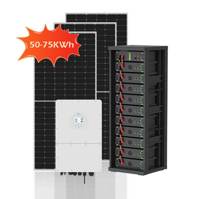 50kWh 75kWh Hệ thống năng lượng mặt trời điện áp cao lai 100kWh 300kwh 750kWh Pin pin pin pin pin pin pin pin pin