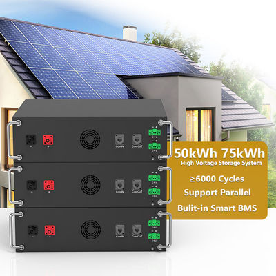 Năng lượng cao 15kwh-750kwh Lithium Iron Battery Pack Lifepo4 51.2v 100Ah Rack Mounted Battery Lithium Ion