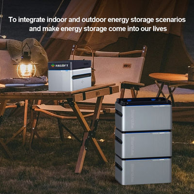 Micro Inverter Bộ pin lưu trữ năng lượng 1024wh 5120Wh Ban công Nhà máy điện mặt trời di động 800W Nhà máy điện