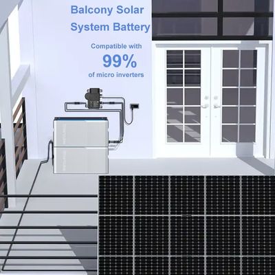 Nhà máy điện ban công 800W Máy biến đổi vi mô ban công Hệ thống pin mặt trời 1000W