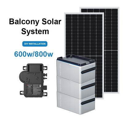 Đức Cửa hàng Photovoltaic Hệ thống mặt trời Nhà máy điện ban công 600W 800w Balkonkraftwerk