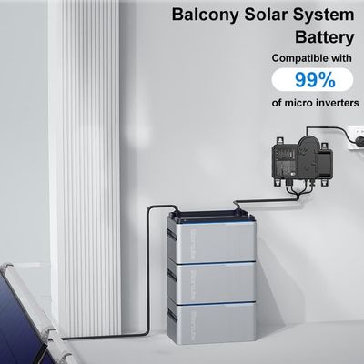 Micro Inverter Balcony Hệ thống mặt trời 800w Balcony pin mặt trời với bảng điều khiển mặt trời