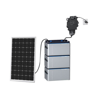 Micro Inverter Lưu trữ năng lượng Pin ban công Nhà máy điện mặt trời di động