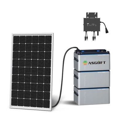 Micro Inverter Nhà máy điện mặt trời ban công 800W Pin lưu trữ năng lượng