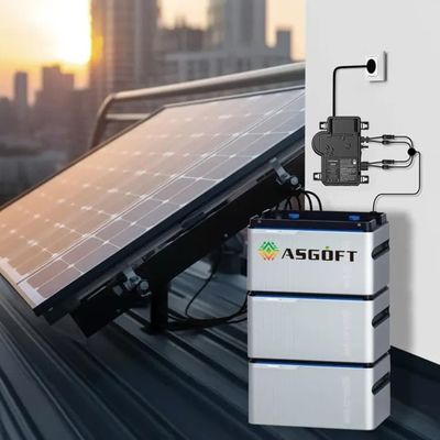 Micro Inverter On Grid Balcony Hệ thống lưu trữ năng lượng mặt trời Bảng năng lượng mặt trời 800W Balkonkraftwerk