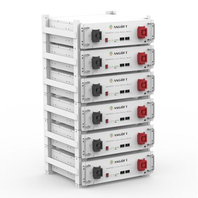 Pin lưu trữ năng lượng LiFePO4 51.2V 5KWH-30KWH được xếp chồng lên nhau Chứng nhận UL