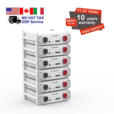 BYD Energy Storage Stackable Server Rack gắn 51.2 V 100Ah Lifepo4 pin