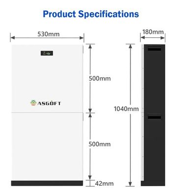 Lắp ráp dễ dàng Bộ năng lượng mặt trời DIY BMS 51.2V 280Ah 15Kwh pin xếp chồng
