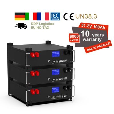 LiFePO4 pin Lithium tích trữ năng lượng 51.2v 100Ah tùy chỉnh