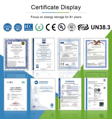 Giấy chứng nhận UL Sử dụng gia đình 5kw 10kw 20kw Lưu trữ năng lượng mặt trời PV LiFePO4 pin lithium