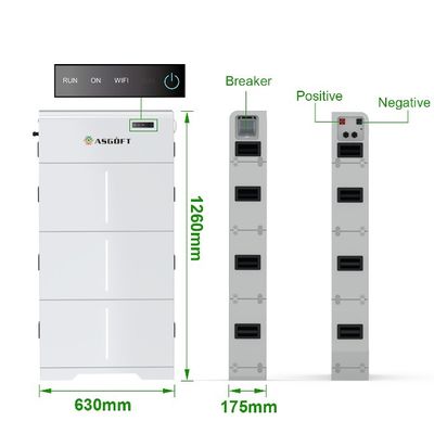 Giấy chứng nhận UL Sử dụng gia đình 5kw 10kw 20kw Lưu trữ năng lượng mặt trời PV LiFePO4 pin lithium