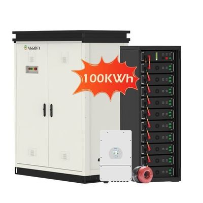 100kwh Lifepo4 pin cao áp khoáng sản khoáng sản