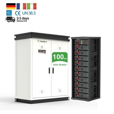 Pin Lithium cao 50kWh LiFePo4 100kWh cho hệ thống lưu trữ năng lượng mặt trời
