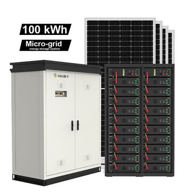 Hệ thống lưu trữ năng lượng mặt trời hoàn chỉnh 50kW 60KW 70KW 100KW lai