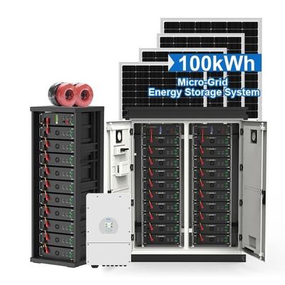 50Kw 60Kw 70Kw 100Kw Off On Grid Hệ thống lưu trữ năng lượng mặt trời với pin lithium