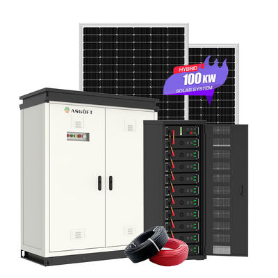 OEM / ODM Công nghiệp và thương mại Hệ thống năng lượng mặt trời trên lưới 100KW pin mặt trời